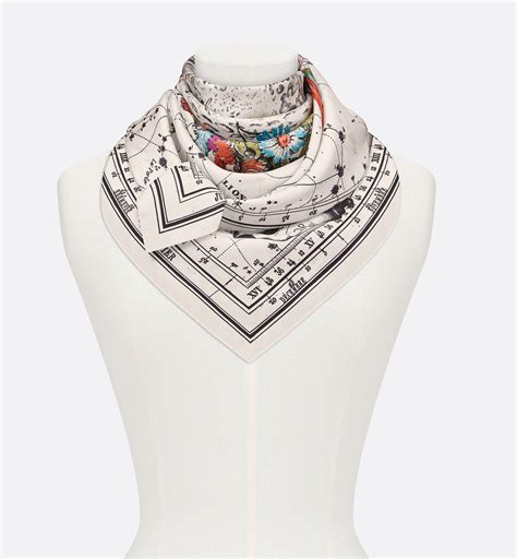 dior foulard zodiac|christian dior scarf.